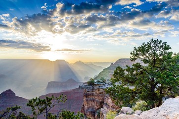 Sunrise at The Grand Canyon in Arizona, USA